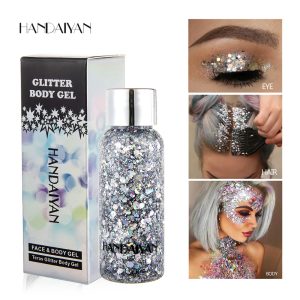 HANDAIYAN Mermaid Scales Face Body Sequined Body Lotion Sequins