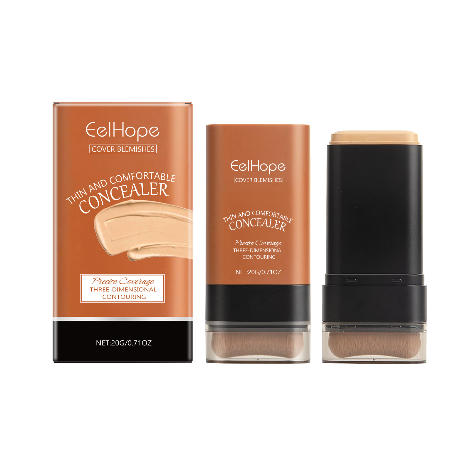 Clear Concealer Foundation Stick Natural Lightweight Radiance Radiance