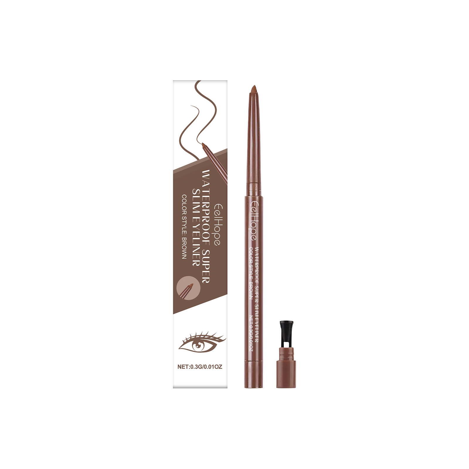 Color Eyeliner Daily Lasting Non-Fading Glue Eyeliner Smooth Smooth Eye