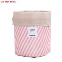 Round Women Makeup Bag Travel Makeup Organizer Bag Female Storage