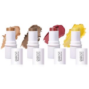 QIBEST Multifunctional Makeup Stick Highlighter Blush Contouring Balm