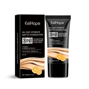 Moisturizing Matte Foundation Natural Lightweight Brightening Facial