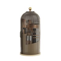 Rotating Makeup Brush Holder, Lipstick Organizer