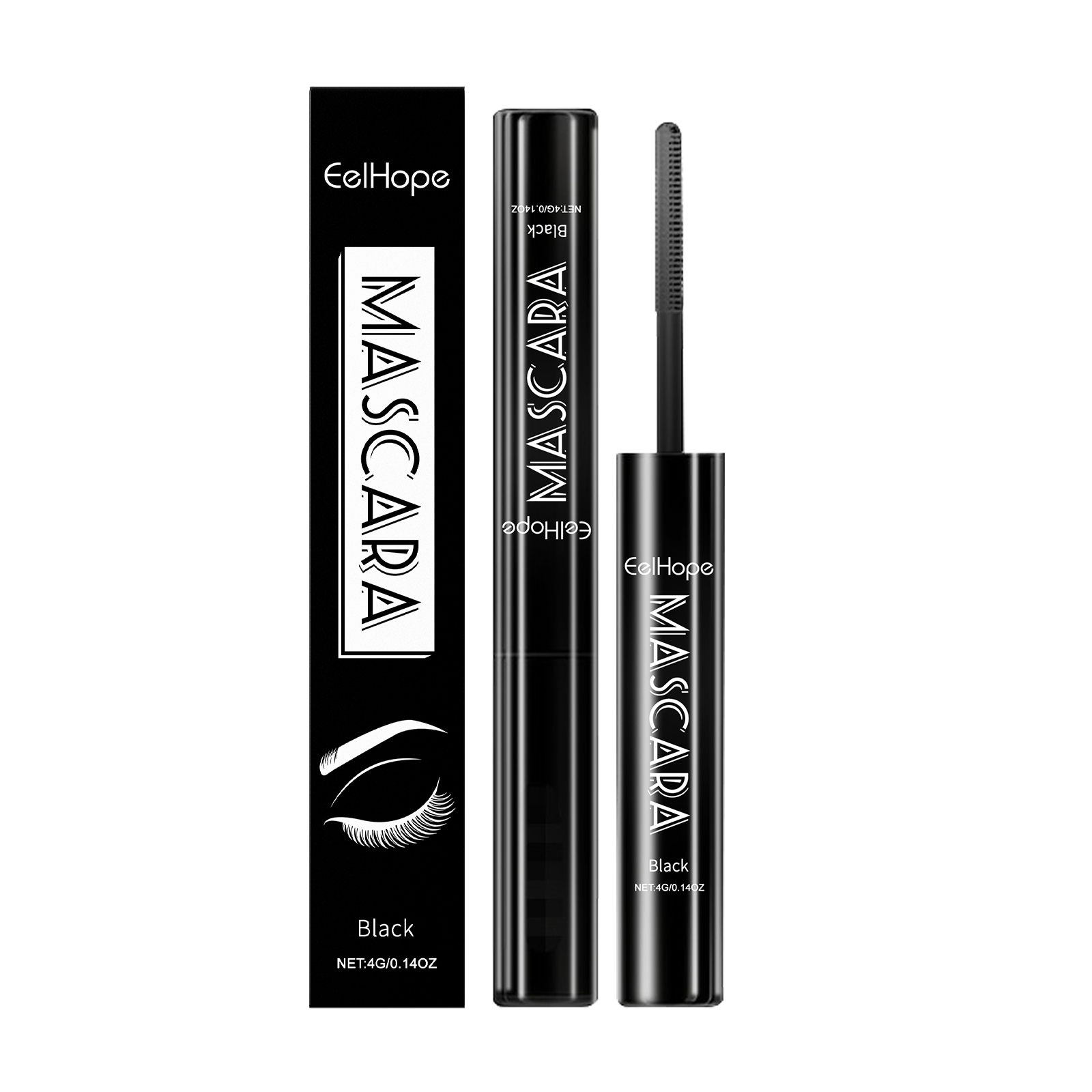 Black Mascara Long-Lasting Long-Lasting Makeup Natural Beautiful Curling
