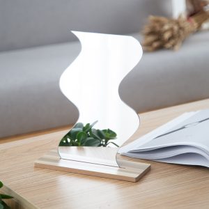 Irregular Acrylic Mirror For Photo Props, Desk Makeup Mirror