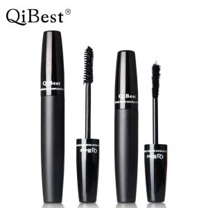 Makeup Qibest Black Tube 3D Mascara Fiber Combination Set Thick And