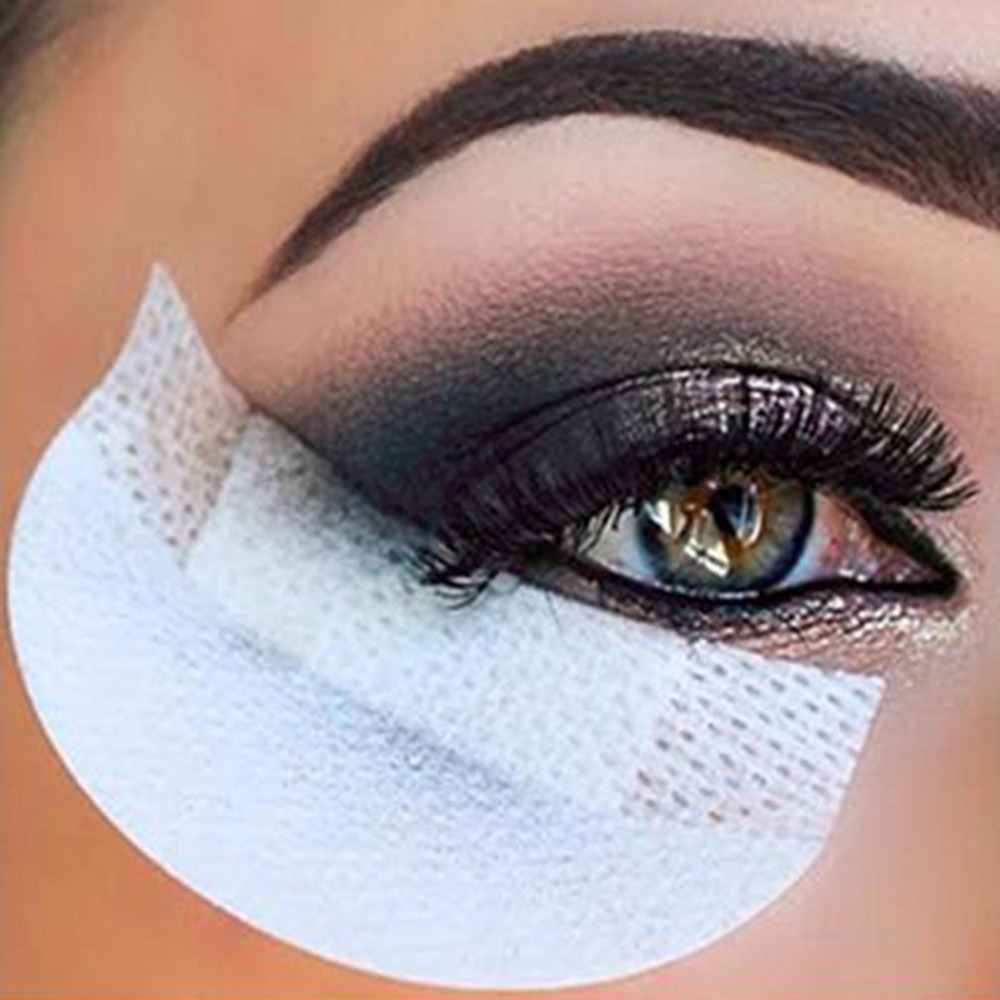 20pcs Pro Cotton Eyeshadow Shields Under Eyes Lips Makeup Tool-in