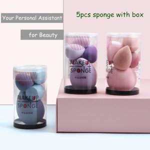 5Pcs Makeup Sponge Set Blender Makeup Tools Beauty Puff Face Foundation