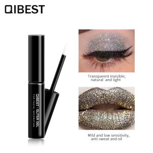 QIBEST Makeup Special Glue For High Flash Glitter Powder Eyeshadow Nail