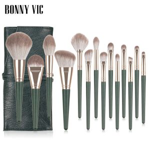 Beauty Tool Portable 14 Makeup Brush Set Soft Fiber Hair Makeup Brush