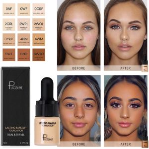 Full Coverage Liquid Foundation Face Base Makeup Natural Color Concealer