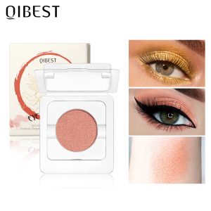 QIBEST Monochrome Eyeshadow Nude Makeup Earth Color Pearl Matte Color
