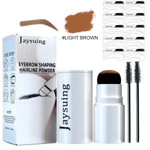 Jaysuing Eyebrow Printing Set Eyebrow Powder Hairline Retouching Eyebrow