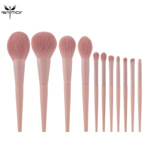 Anmor 11/8Pcs/lot Makeup Brushes Set Synthetic Hair Makeup Brush For