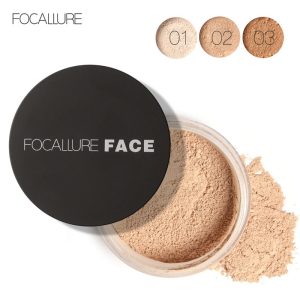 FOCALLURE Brand Makeup Powder 3 Colors Loose Powder Face Makeup