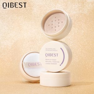QIBEST Icy Loose Powder Mint Loose Powder Honey Powder Cake Is Not Easy