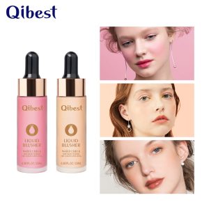 QIBEST Blush Cream Nude Makeup Moisturizing Brighten Skin Color Natural