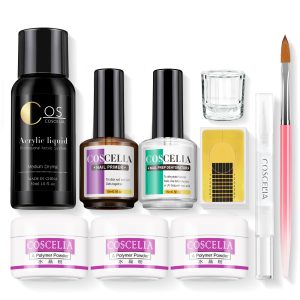 Crystal Powder Extension Nail Manicure Tool Set DIY Nail Extension