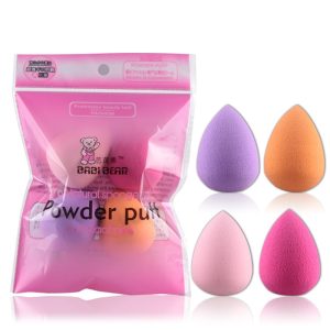 4Pcs/set Mini Beauty Soft Makeup Sponge Puff Face Nose Facial Foundation