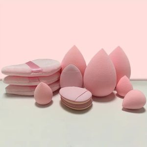12Pcs Makeup Sponge Blender Beauty Egg Foundation Sponges Liquid Cream
