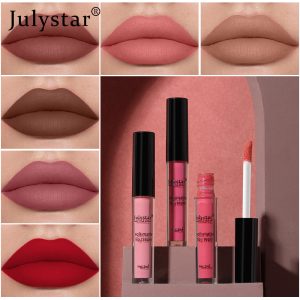 Christmas Makeup Powder Mist Matte Candy Lip Glaze Matte Long Lasting